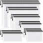 Umriox 12 Pack B4 Black Mesh Zipper Bags, File Organizer Pouch for Storage