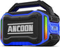 ANCOON Speakers Bluetooth Wireless: 80W(Peak) Loud Speaker with Bass, 20H Playtime, IPX6 Waterproof, Large Jobsite Speakers for Work, Outdoor, Workshop, Garage, Portable Speaker with TWS (Blue)