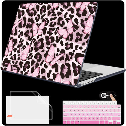 Mektron for 2026 MacBook Air 13-inch M5 Laptop Case A3449 with 13.6-inch Liquid Retina Display Fits 2025 A3240 M4 2024 A3113 M3 2023 A2681 M2 Printed Shell for MacBook Air 13.6", Dahlia Flower C035