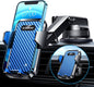 VANMASS [2024 Upgrade Phone Holders for Your Car [Super Suction Cup] Cell Phone Mount Car Dashboard Window Vent Desk Fit for iPhone 15 Pro Max 14 13 Universal Handsfree Automobile Vehicle Cradle，Blue