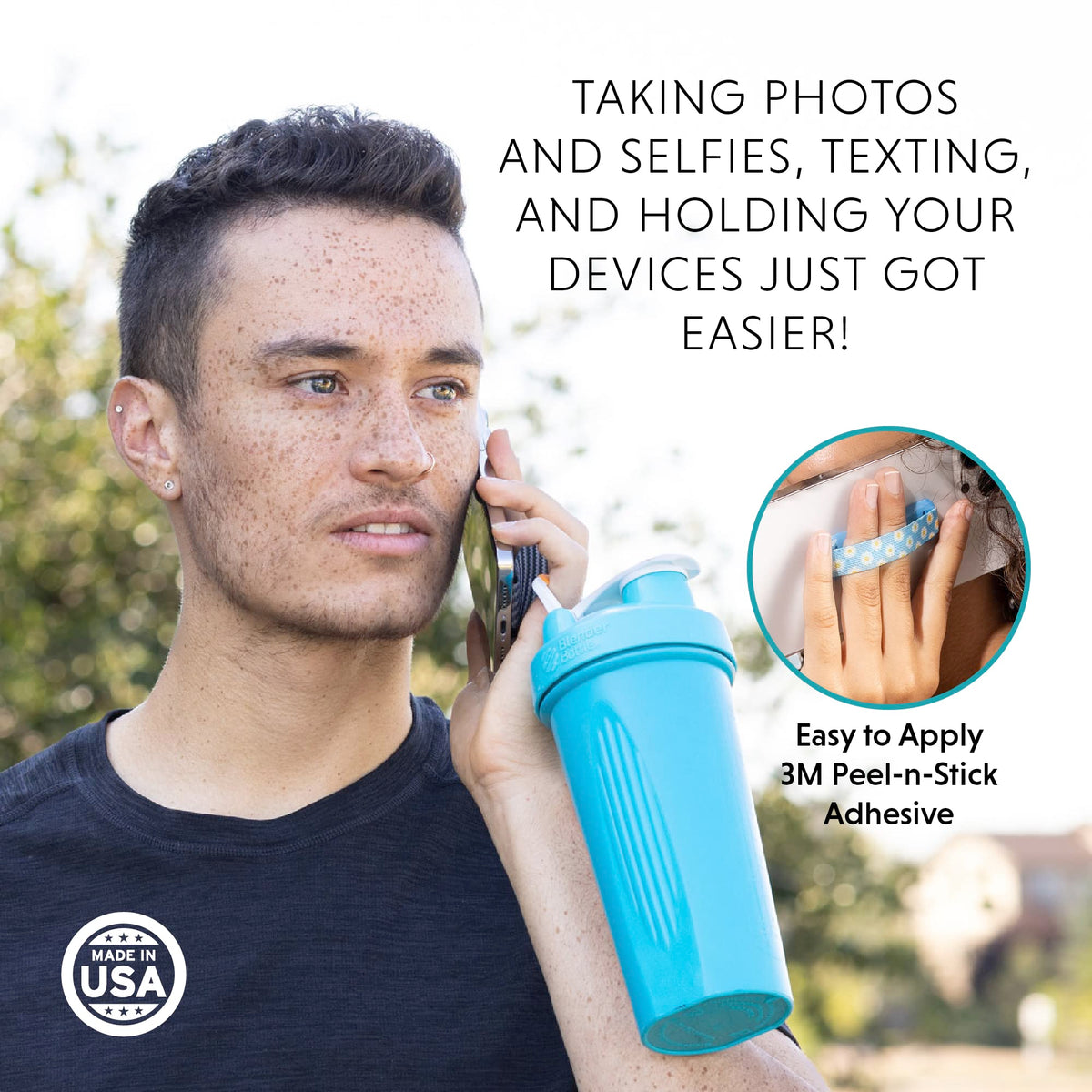 LOVEHANDLE Original Universal Phone Grip - Palm Tree
