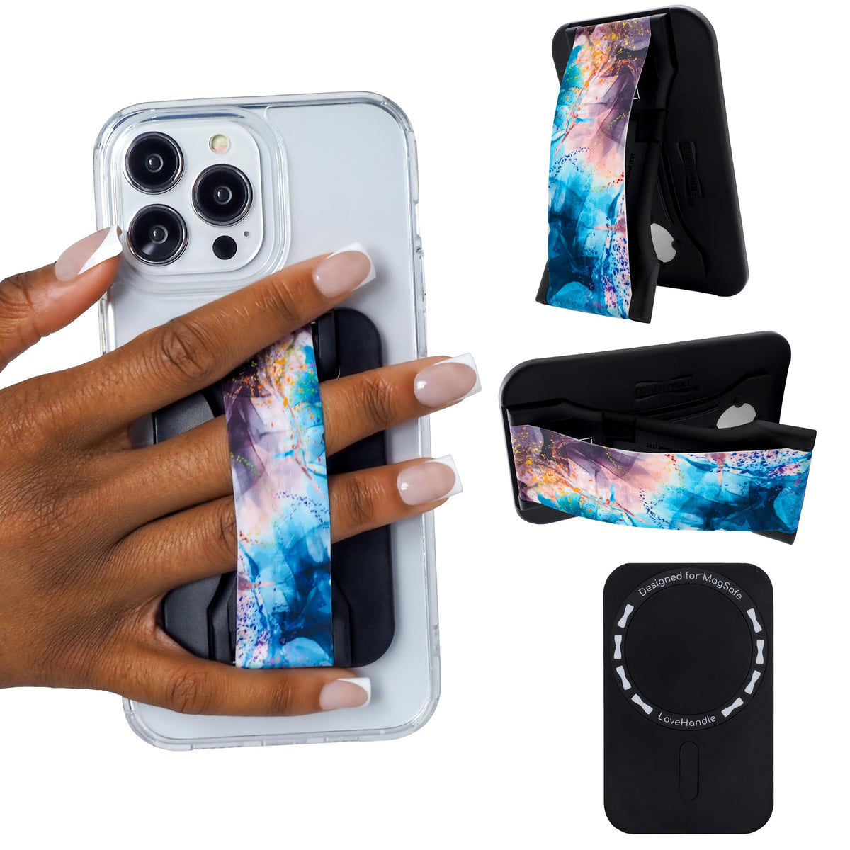 LOVEHANDLE PRO for MagSafe Phone Grip + Kickstand - The Starry Night