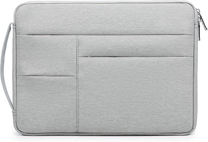 HYZUO 17-17.3 Inch Laptop Sleeve Bag Briefcase for 17" 17.3" HP/Dell/Lenovo/ASUS/LG/MSI Gaming Laptop/Razer Blade 17/18, Men Women NoteBook Protective Case Bag, Light Gray