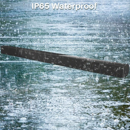 SYLVOX Elf S2 Soundbar, Bluetooth Sound bar for TV IP65 Waterproof, 60W TV Speaker with 3D Surround Sound, Movie/News/Music Mode, Wireless Connection, HDMI ARC, Music Streaming, Wall Mountable