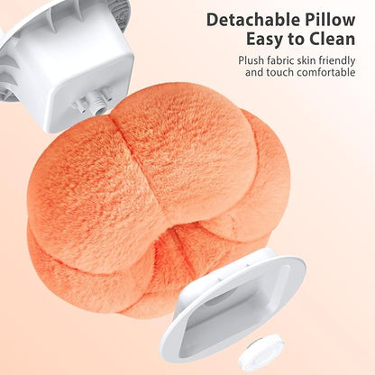 CreaDream Pumpkin Tablet Pillow Stand Holder for Kindle iPad, Adjustable Phone Pillow Stand for Lap Bed with Detachable Snack Bowl, Compatible with 4.7"-13" Tablet, iPad, iPhone, Samsung Tabs, Kindle
