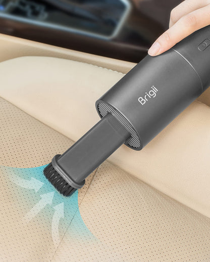 Brigii Mini Handheld Vacuum Cordless, 2 in 1 Car Vacuum Air Duster