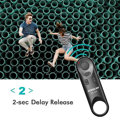 AODELAN Camera Remote Control for Canon EOS RP, EOS R, R5, R6, M50, M50 II, 6D Mark II, 77D, 850D, 800D, 200D, 250D, EOS Rebel SL2, Rebel T7i, T8i, 90D, EOS M6 Mark II, SX70 HS; Replaces Canon BR-E1