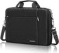 Ferkurn Laptop Bag Case for Women Men Computer Bag Compatible with HP Envy Pavilion Omen/LG Gram/MSI/Dell Inspiron XPS/Lenovo/Acer, Shoulder Strap Carrying Messenger Briefcase, Black, 17 17.3 Inch