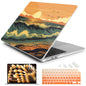Batianda Case for MacBook Air 15" with M5 M4 M3 M2 Chip, Golden Lotus