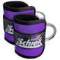 Schiek Sports 1707 Ankle Cuffs - Ideal for Glute Kickbacks and Cable Machine Workouts - Durable and Built To Last