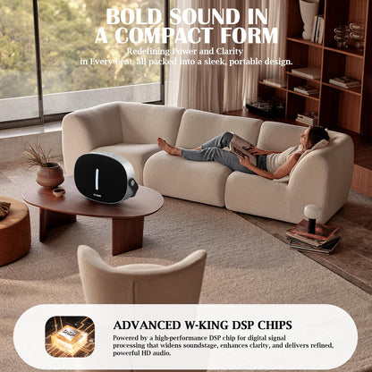 W-KING 96W Max Portable Loud Bluetooth Speaker with Lights