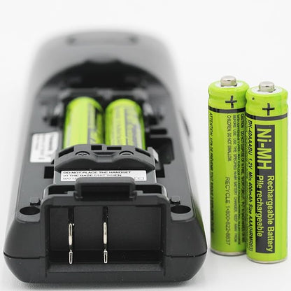 4-Pack BK-40AAABU 1.2V 400mAh Replacement Battery Pack for Panasonic Cordless Phone Handset BK40AAABU
