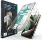 Deppa |2 Pack| Anti-Blue Light Screen Protector for iPhone 15 Pro (6.1') | Scratch Resistant Tempered Glass | 3D Edge to Edge Coverage | Easy Installation Kit | Eye Safeguard TÜV Certified