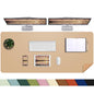 AFIING Leahter Desk Pad 47" x 17", Red,Desk Cover mat