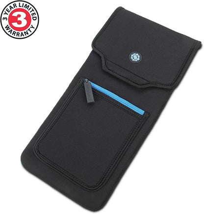ENHANCE Keyboard Sleeve Travel Case for TKL Tenkeyless Compact Tournament eSports Gaming Keyboards (up to 15 Inches) - Rugged Neoprene Construction , Zipper Mouse Storage and Cable Storage Pouch