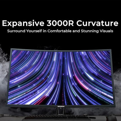 Deco Gear 39" Curved Ultrawide Gaming Monitor | 2560x1440 | 1ms MPRT | 165 Hz | 16:9 | HDR400 | 4000:1 | 1 x HDMI | 1 x DisplayPort