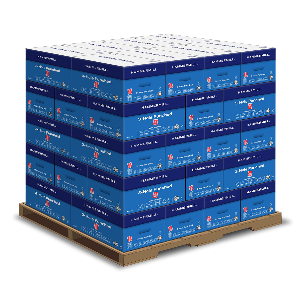 Hammermill Printer Paper, 20 lb Copy Paper, 8.5 x 11 - 10 Ream (5,000 Sheets) - 92 Bright, Made in the USA
