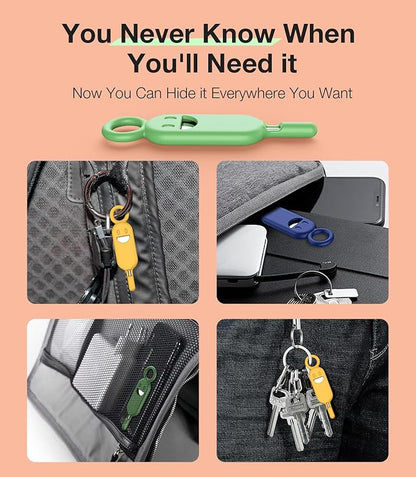 SIM Card Holder Contains Removal Openning Tool Tray Eject Pins 3 Pcs Needle Opener Ejector Compatible with All iPhone Apple iPad HTC Samsung Galaxy Cell Phone (Skyscape (3 Pcs))