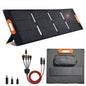 VLAIAN 400W Portable Solar Panel for Power Station Generator,400 Watt Foldable Solar Panel Charger with MC4 Output,3-in-1 DC Connector,23.5% High Efficiency for Outdoor Camping RV Travel (400W)