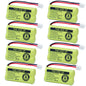 QBLPOWER BT18433/BT28433 2.4V 500mAh Ni-MH Battery Pack Rechargeable Compatible with BT184342 BT284342 BT-8300 BATT-6010 BT1011 BT1018 BT1022 BT1031 89-1326-00-00/89-1330-01-00/CPH-515D (Pack of 6)