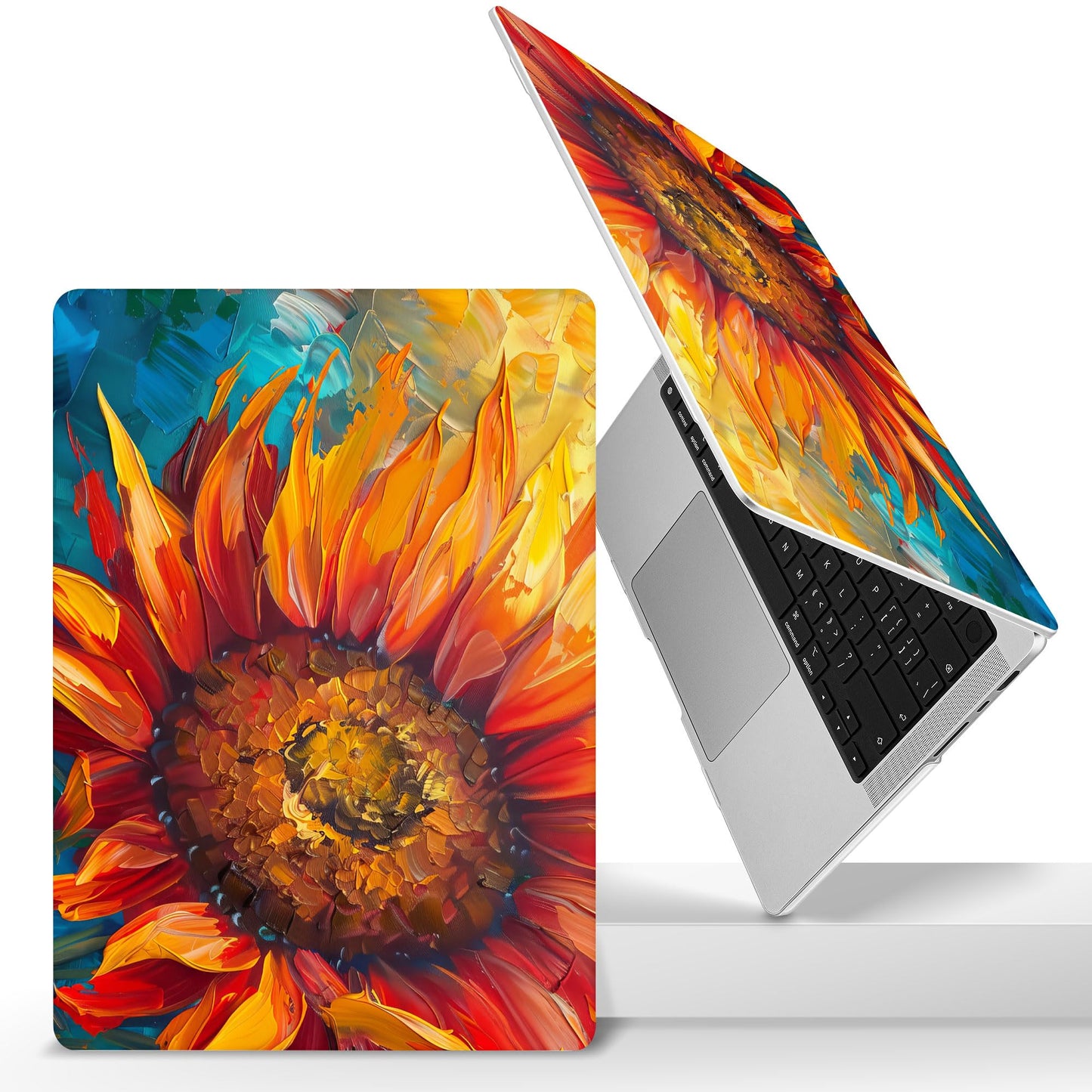 Lepeoac Case for 2026-2021 MacBook Pro 16-inch M5/M4/M3/M2/M1, Sunflower