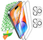 ARERCO 2 Pack Screen Protector for iPhone 16 Pro +2 Camera Lens Cover