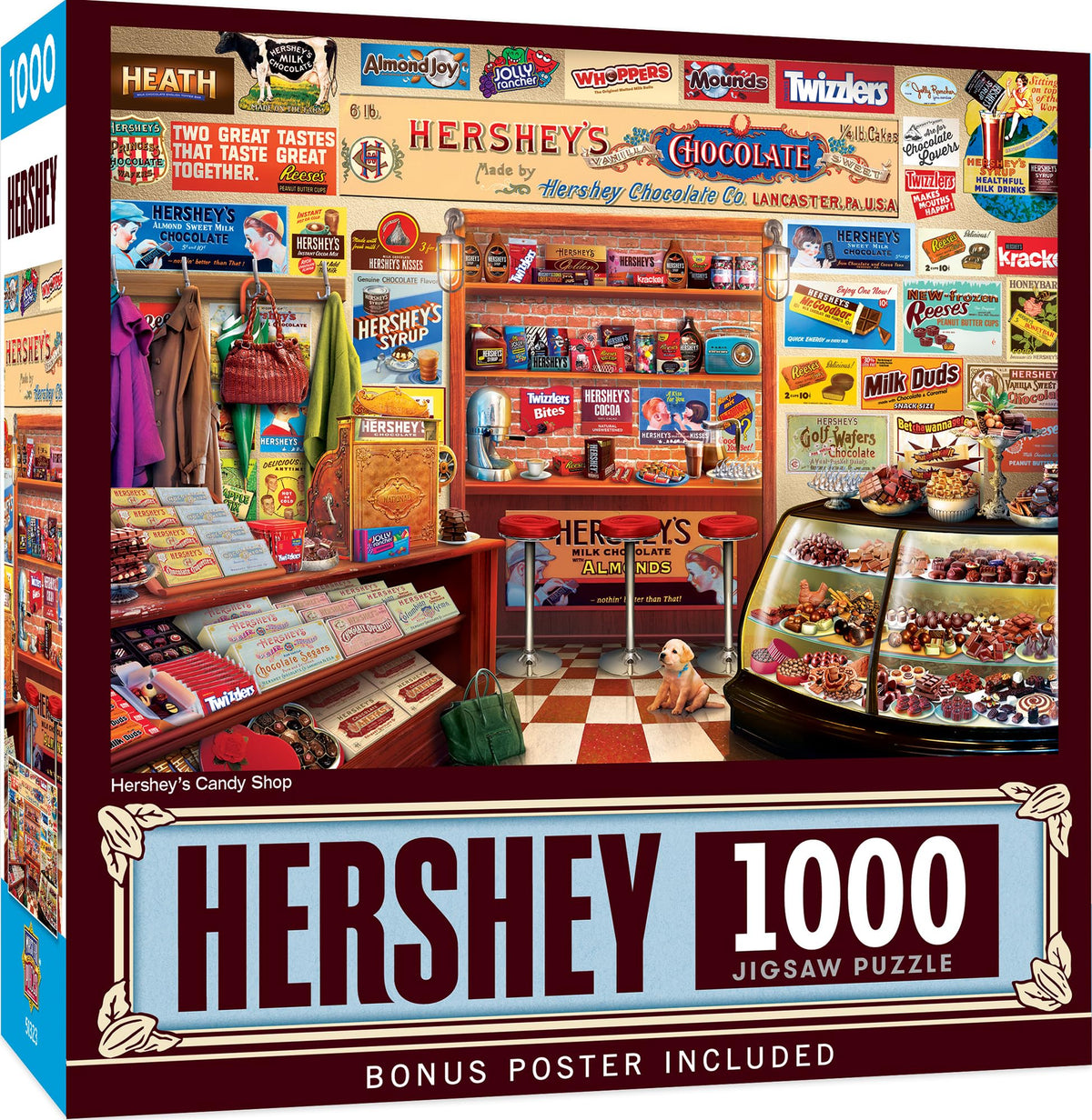 MasterPieces 1000 Piece Jigsaw Puzzle for Adults, Family, Or Youth - Hershey's Chocolate Factory - 19.25"x26.75"