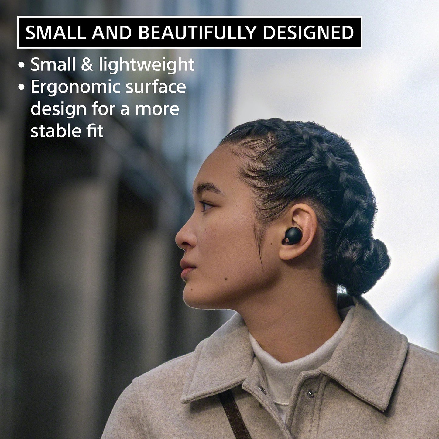 Sony WF-1000XM5 Premium Noise Cancelling Truly Wireless Earbuds, Black