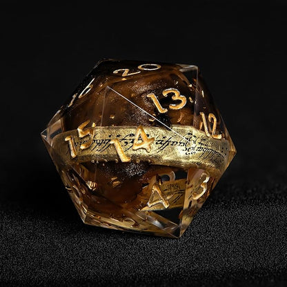 D6 Dice Set – 10× Six-Sided Resin Dice with Themed Designs – 16mm Tabletop for Wargames, RPGs, MTG, and Board Games