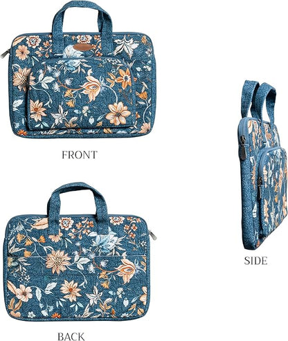 Maison d'Hermine Laptop bag with front pocket Stain and water repellent Cotton canvas