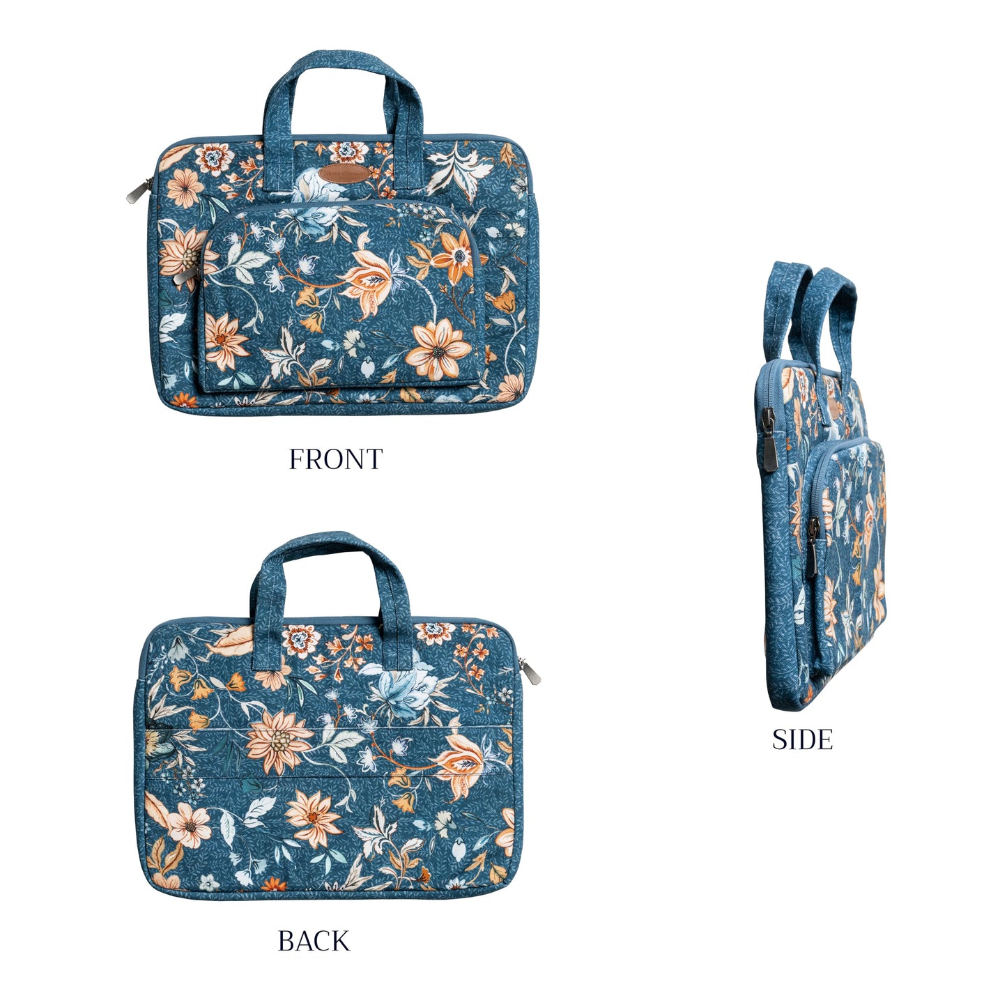 Maison d' Hermine Laptop Bag with Front Pocket Upto 15.5 inch Laptop Tablet