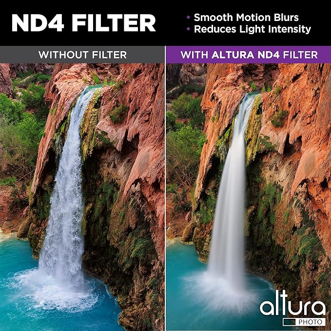 Altura Photo 52mm Lens Filter Kit - Multi-Coated UV Protector, CPL Polarizing and ND Neutral Density Filters + Case for Camera Accessories & Lenses