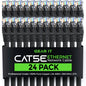 GEARit 24-Pack, Cat5e Ethernet Patch Cable 5 Feet - Snagless RJ45 Computer LAN Network Cord, Blue