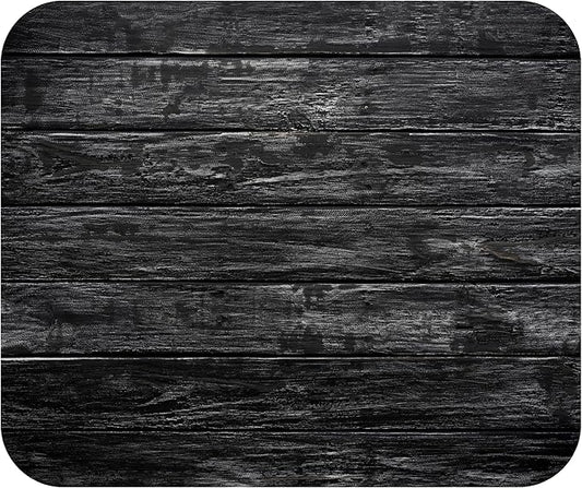 Decorative Colorful Mouse Pad Mat Mousepad for Desk Computer Laptop PC Gaming Home or Office Gift (Black Wood CB07)