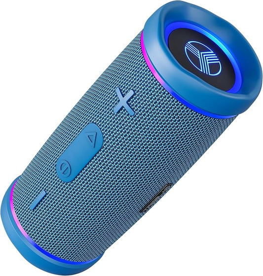 TREBLAB HD77 - Portable Bluetooth Speaker - Powerful 360° Sound, 30W Audio with Impactful Bass, 20H Battery, IPX6 Waterproof, Shockproof, TWS Stereo, Speaker Bluetooth Wireless for Outdoor, Beach Pool