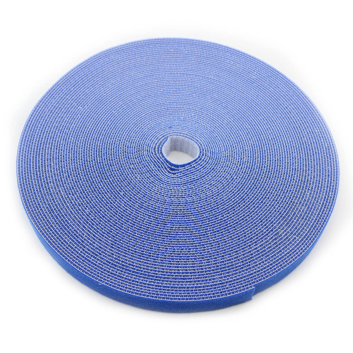Saisn Reusable Fastening Tape Cable Ties 3/4 Inch Double Side Hook Roll (25 Yard, Grey)