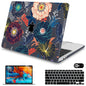 Mektron for MacBook Air 13 Case A1466/A1369 (2010-2017 Release), Snap-on Plastic Hard Shell Cover for MacBook Air 13.3 inch with Keyboard Cover,Watercolor Cactus