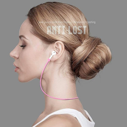Ultra Strong Magnetic Airpod Pro Strap Anti-Lost Cord Sports Lanyard Compatible with Airpods 3rd 2nd Generation Pro 3 2 1 (Pink)