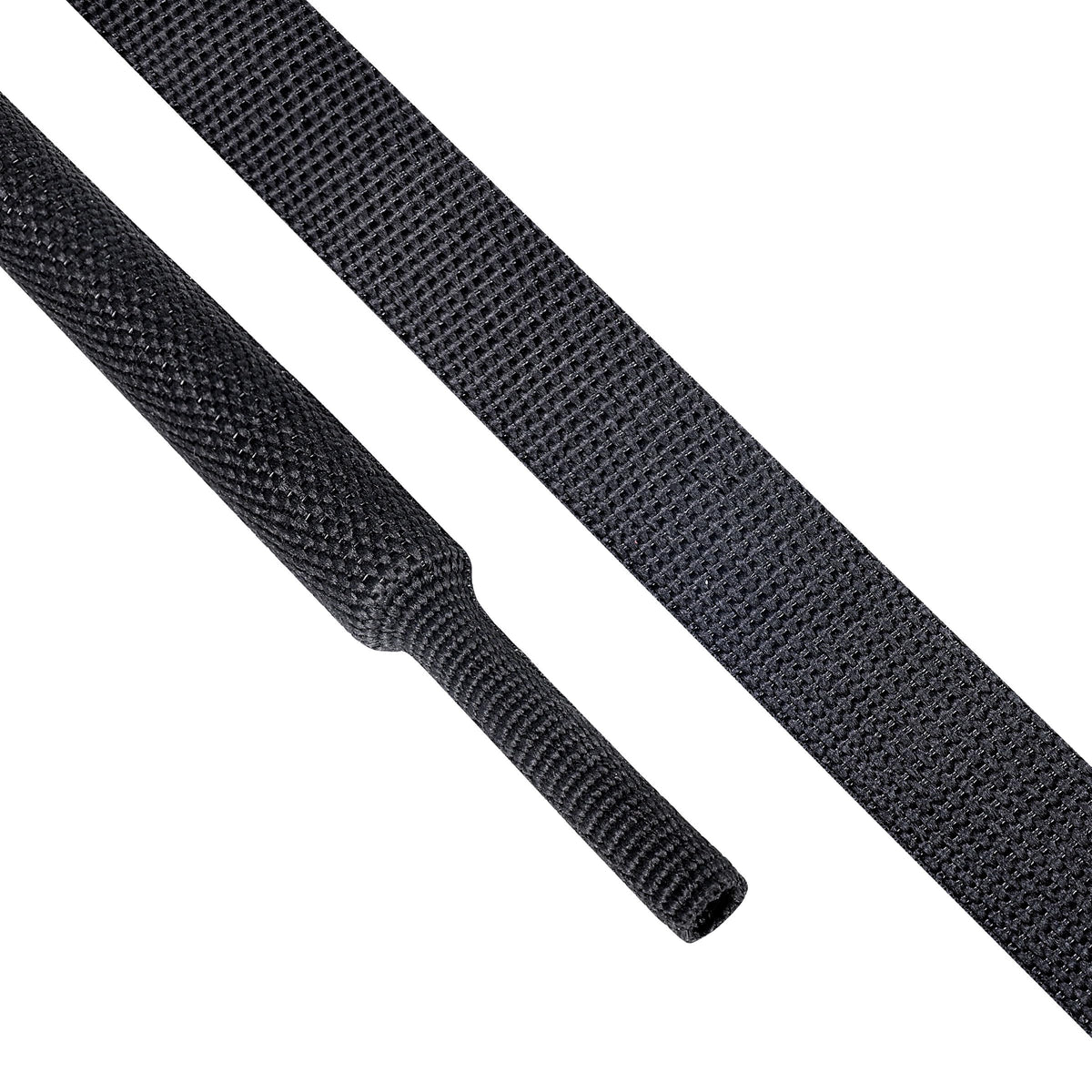 BuyUneed 2:1 Ratio Heat Shrinkable Braided Wiring Sleeving 3/4" ID-46ft