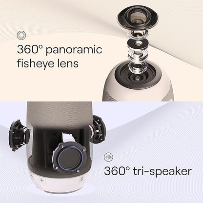 Owl Labs Meeting Owl 3 - 360° 1080p HD Conference Room Camera, AI-Driven Speaker-Tracking, 18-Foot Mic Pickup - Certified for Microsoft Teams - Works with Zoom, Google Meet - Plug & Play Setup