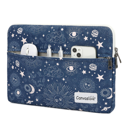 Canvaslove Laptop Sleeve Case Cover with Pocket for MacBook Pro 14 inch and 14 inch-14.4 inch HP, Lenovo, Dell, ASUS, Acer Notebook Computer（Sol De Mayo）