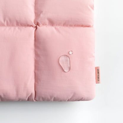 Comfyable Puffy Laptop Sleeve 15 16 Inch, Quilted Puffer Laptop Carrying Case for Women, Pillow Pouch Compatible for MacBook Air M5 & MacBook Pro M5 Pro/Max 2026, Pink