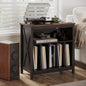 ChooChoo Large Record Player Stand with Charging Station & LED Light