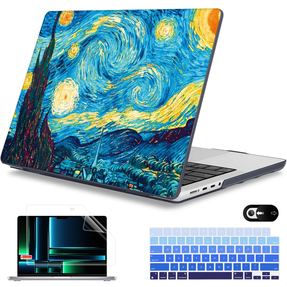 Mektron Case for 2026 M5 MacBook Pro 16 inch A3429 A3428 M4 A3403 A3186 M3 A2991 M2 A2780 M1 A2485 (2021-2025) Pro/Max with Liquid Retina XDR, Hard Shell Plastic Laptop Cover