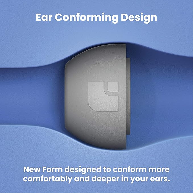 Foam Masters Ultra-Premium Memory Foam Ear Tips for AirPods Pro 1st & 2nd Gen | 3 Pairs | Black Magic Ver 6.0 | Secure | Comfort | Better Noise Cancel | Replacement Buds – Gray, Large