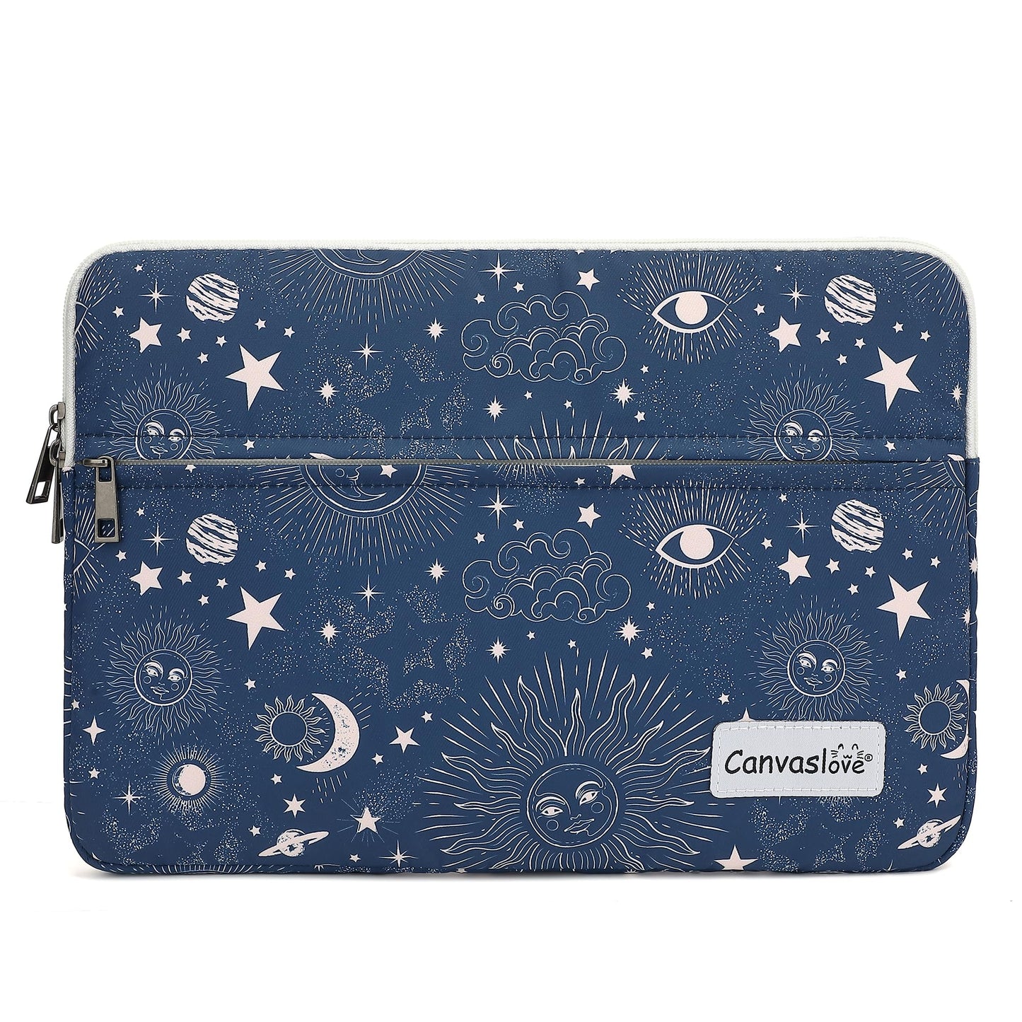 Canvaslove Laptop Sleeve Case Cover with Pocket for MacBook Pro 14 inch and 14 inch-14.4 inch HP, Lenovo, Dell, ASUS, Acer Notebook Computer（Sol De Mayo）