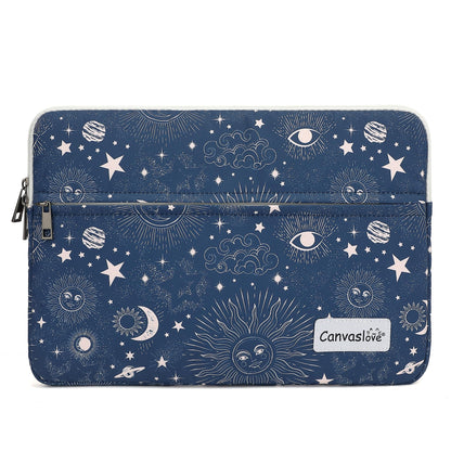 Canvaslove Laptop Sleeve Case Cover with Pocket for MacBook Pro 14 inch and 14 inch-14.4 inch HP, Lenovo, Dell, ASUS, Acer Notebook Computer（Sol De Mayo）