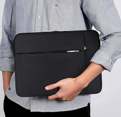 Lacdo Tablet Sleeve Case for 13 inch New iPad Air M3 M2 2025-2024, 13 inch New iPad Pro M4 2024, 12.9" iPad Pro 6 5 4 3 with Magic Keyboard and Smart Keyboard Folio, Water-Resistant Tablet Bag, Black