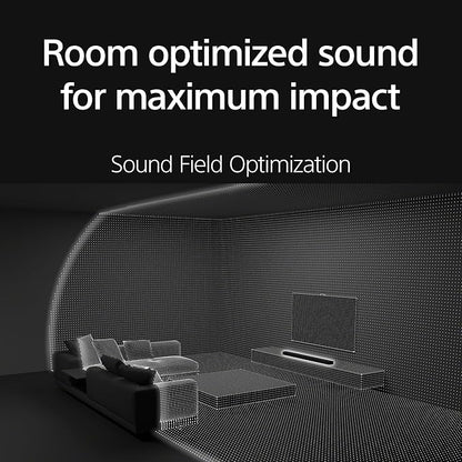 Sony BRAVIA Theater Bar 9 Sound Bar, SA-SW5 Wireless Subwoofer, and SA-RS5 Wireless Rear Speakers with Built-in Battery