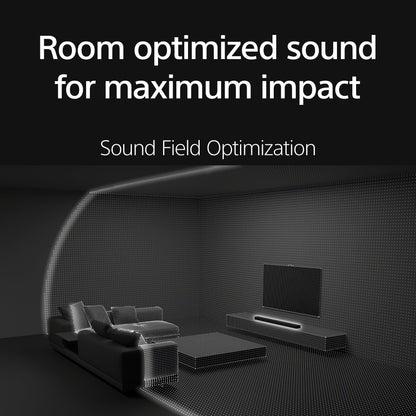 Sony BRAVIA Theater Bar 9 Soundbar with SA-SW3 Wireless Subwoofer and SA-RS8 Wireless Rear Speakers - Complete Home Theater System with 13 Speakers and 360 Spatial Sound